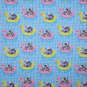 Tissu en <span class=keywords><strong>molleton</strong></span> de <span class=keywords><strong>coton</strong></span> et élasthanne respirant, léger, imprimé numériquement sur mesure, directement de l'usine, pour vêtements - Product Image 5