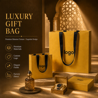 Bolsa de Regalo de Papel Kraft con Logotipo Personalizado al por Mayor, Bolsa de Compras Personalizada de Lujo con Papel Dorado para Fabricantes de Boutique