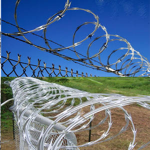 Fil de fer barbelé galvanisé pour la sécurité des fermes et des prisons en Californie, fil de sécurité en acier inoxydable, fil de rasoir - Product Image 3