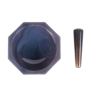 Juego de Mortero y Pilón de Ágata Natural Degao de 40/50/60/70/80 mm para Laboratorio, Molienda Fina y Mezcla de Muestras - Product Image 5