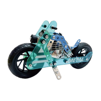 Meilleures ventes : Ensembles de blocs de construction en métal 3D à assembler, modèles de véhicules (voitures, motos), jouets éducatifs faits à la main pour enfants Quois