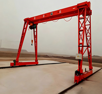 Grue portique monopoutre sur rail de 20 tonnes à livraison rapide, certifiée CE, pour manutention de matériaux en extérieur