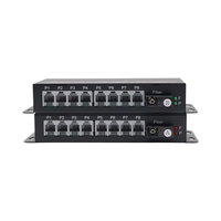 Convertisseur Téléphonique à Fibre Optique Monomode 8 Canaux Connecteurs SC FC 20km Compatible Multiplexeur PCM 4G WiFi 1550nm
