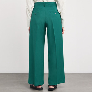 Pantalon droit élégant pour femme, respirant, écologique, silhouette minimaliste et intelligente, idéal pour les réunions de travail, les voyages et le quotidien. - Product Image 4