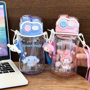 Zuo Mu My Melody Kids Water Bottle 500Ml Bpa Free Portable Straw <b>Cup</b> For School Girls With Strap - Product Image 5