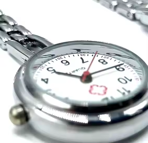 Montre de poitrine en métal Montre d'infirmière portable <span class=keywords><strong>Table</strong></span> d'examen de poche Femme médicale Montre de poitrine en métal - Product Image 6