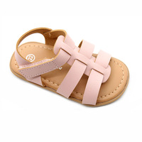Commerce extérieur filles été chaud mode extérieure chaussures de princesse décontractées respirant creux simple semelle souple chaussures pour tout-petits