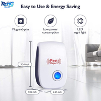 Répulsif ultrasonique le plus vendu, tue-moustiques électronique, piège à lumière, lampe répulsive, lutte antiparasitaire avec prise