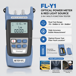 FL-Y1 Compteur de puissance optique double gamme 2-en-1 avec localisateur de défauts de fibre VFL, instrument portable de test de fibre optique - Product Image 1