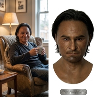 Masque de célébrité réaliste en silicone pour homme, avec texture de peau et ligne de cheveux naturelle, réutilisable pour fête d'Halloween adulte