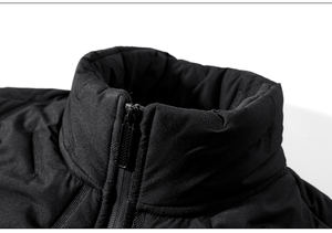 أزياء سوداء فضفاضة ساحات كبيرة سترة صوف الضأن سترة الخصر للرجال - Product Image 6