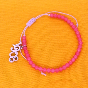 Nieuwe Ontwerp Handgemaakte Gevlochten Lederen Parel Griekse Letter Delta Zeta Phi Beta <span class=keywords><strong>Sorority</strong></span> Broederschap Armband Voor Vrouwen - Product Image 6