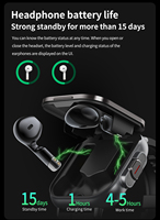 Jam Tangan Pintar 2-in-1 Headset Nirkabel TWS Earbuds OEM NFC Layar HD Pemantauan Kesehatan Pengingat Kebugaran Kompatibel iOS Android