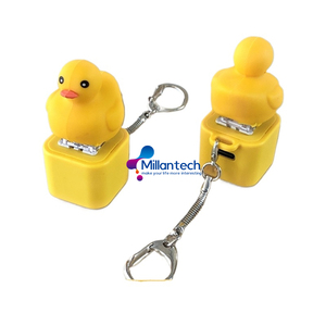 Millantech Frog - Llavero LED con Sonido, Juguete Antiestrés de Plástico Ecológico con Forma de Rana, Botón de Descompresión, Colgante Electrónico - Product Image 5