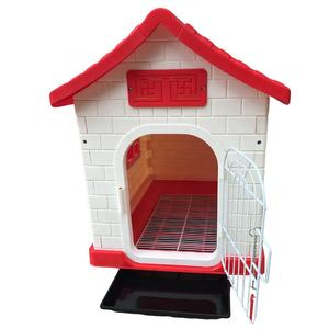 Perrera de plástico para perros al aire libre, casa de perro con inodoro impermeable y extraíble para interiores y exteriores - Product Image 4