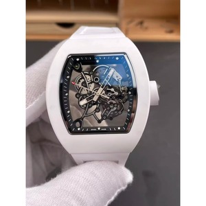 Luxurious and elegant white ceramic top luxury craftsmanship, complex function movement <b>automatic</b> mechanical watch - Product Image 6