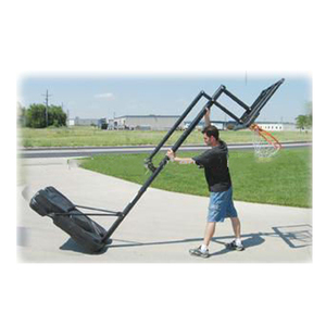 <span class=keywords><strong>But</strong></span> de basket-ball portable et réglable pour <span class=keywords><strong>l</strong></span>'extérieur avec panneau arrière en fibre de verre/acrylique et surface thermolaquée - Product Image 1