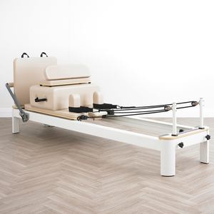 Studio dan <span class=keywords><strong>Reformer</strong></span> Pilates Pribadi dari <span class=keywords><strong>Aluminium</strong></span> Termasuk Kotak Duduk Ekstensi Tali Ganda - Product Image 3