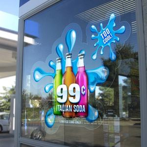 Autocollant de fenêtre <span class=keywords><strong>repositionnable</strong></span> amovible sans bulles <span class=keywords><strong>Vinyle</strong></span> adhésif à pois pour la publicité extérieure - Product Image 6