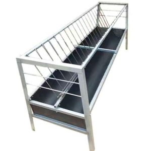 Mangeoire à moutons en <span class=keywords><strong>acier</strong></span> <span class=keywords><strong>galvanisé</strong></span> double face de qualité supérieure, mangeoires écologiques pour animaux, équipement d'élevage durable, nouveauté - Product Image 2