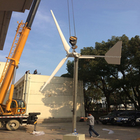 Turbine éolienne horizontale à énergie libre, 8kw, 10kw, 15kw, 20kw, 48V, 96V, adaptée aux réverbères, surveillance du bateau, moulin à vent à 3 pales