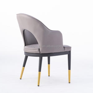 Mobilier de maison nordique <span class=keywords><strong>fauteuil</strong></span> en <span class=keywords><strong>cuir</strong></span> de luxe chaise de salle à manger siège Design moderne pour salle à manger cuisine chaises de loisirs - Product Image 6