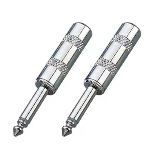 Conector de <span class=keywords><strong>Audio</strong></span> TS MONO macho de 6,35mm (1/4 ") para Cable de guitarra, Conector de soldadura, no adaptador, necesita soldadura - Product Image 1