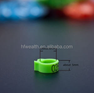 Innen durchmesser 8mm Kunststoff offen Bunter Vogel Fuß<span class=keywords><strong>ring</strong></span> Homing Pigeon Ident ification Rings - Product Image 2