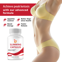 Capsules amincissantes OEM ODM avec extrait de Garcinia Cambogia et de cétones de framboise, extrait d'herbes brûle-graisses, capsules stimulant l'énergie