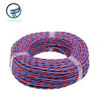 Hochwertige 2,5mm PVC-Elektrokabel 2-adrig Hitzebeständiges Verdrilltes Paar Feuerfestes Kabel Modell RVS Kupferleiter AWG18