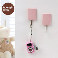 Grande serviette en plastique de vente chaude crochets de cuisine magiques pour le mur