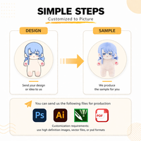Figuras de Anime Hechas a Mano Personalizadas, Muñecos de Peluche de 20 cm, Fabricantes de Figuras de Ídolos