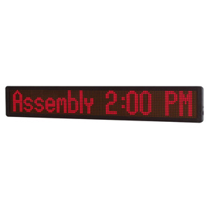 Pantalla LED de 16*160 en Rojo para Aplicaciones Domésticas con RS232 - Product Image 1