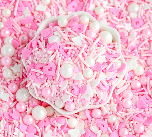 Perles de sucre rouge comestibles de qualité supérieure <span class=keywords><strong>pour</strong></span> gâteau Mélange de sucre <span class=keywords><strong>rose</strong></span> Topper Dragées décoratives <span class=keywords><strong>pour</strong></span> les gâteaux de mariage de la Saint-Valentin - Product Image 6