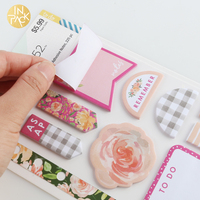 EN PACK personnalisé imprimé découpé conception collante bloc-notes à faire bloc-notes collant mignon bloc-notes papeterie bloc-notes amovible