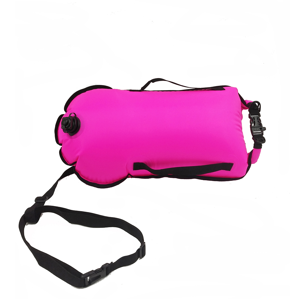 Высоковидимый безопасный надувной буй для плавания, сухая сумка для тренировок на открытой воде и триатлеров