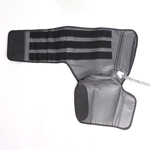 Nueva vibración toque humano pie Manual presoterapia calentada rodillera envoltura masaje pierna pantorrilla dolor masajeador - Product Image 6