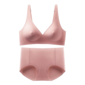Reggiseno Personalizzato con Copricapezzoli Grandi, <span class=keywords><strong>Imbottito</strong></span>, Senza Cuciture, Reggiseno Adesivo, Taglie Forti, Bralette Senza Cuciture, Set Reggiseno e Mutandine - Product Image 5