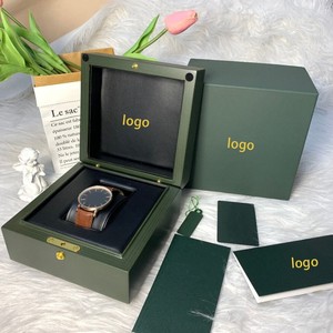 Boîte à montre en bois de qualité supérieure, coffret cadeau de marque de luxe avec accessoires, certificats et sacs - Product Image 6