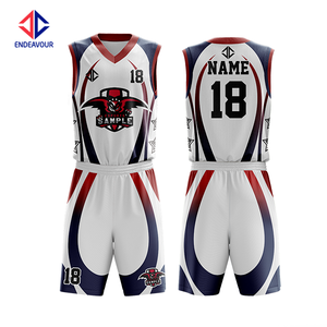 Servicio de bordado Sublimación Uniforme de baloncesto Diseño original de secado rápido Camisetas de baloncesto para club - Product Image 6