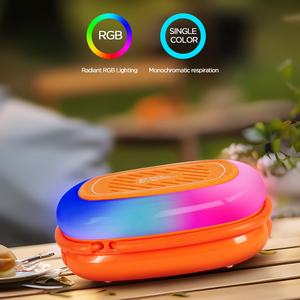 ลำโพงบลูทูธไฟ LED แบบพกพาขนาดเล็กกันน้ำสำหรับฟังเพลง - Product Image 2