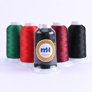 MH 100% Polypropylene 120D/2 thêu lụa chủ đề spool 5000yds Filament máy tính thêu máy chủ đề - Product Image 1