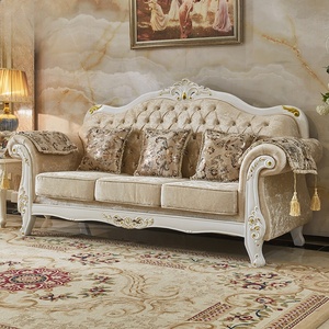 Juego de Sofás de Tela Estilo Europeo/Francés para Apartamentos Pequeños, Salones de Belleza, Lujo Ligero, Sofá Seccional 1+<span class=keywords><strong>2</strong></span>+3, Fundas Lavables - Product Image 5
