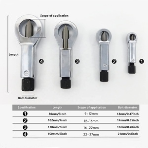 4PCS Metal <strong>Nut</strong> <strong>Splitter</strong> Cracker Bolt Buster Cracker Breaker <strong>Tool</strong> <strong>Nut</strong> Remover Extractor <strong>Tool</strong> - Product Image 2