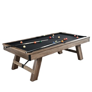 Table de <span class=keywords><strong>billard</strong></span> de 8 pieds pour la maison, nouvelle Table de <span class=keywords><strong>billard</strong></span> <span class=keywords><strong>Vintage</strong></span> Standard américain noir 8-en-1 multifonction - Product Image 1