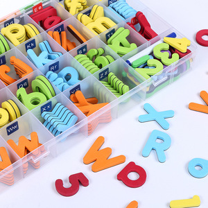 Juegos de Alfabetos Magnéticos en Inglés con Tablero Magnético, Juguetes Educativos de Aprendizaje para Niños, Bloques de Construcción de Letras Magnéticas - Product Image 2