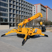 Mini-grue araignée de 8 tonnes avec accessoires personnalisés, directement de l'usine pour les acheteurs en gros et les commandes en vrac