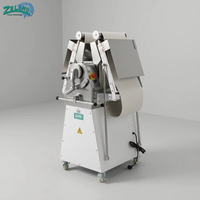Nouvelle Laminoir à Pâte ZL-380C Pliable et Réglable 0,5-38mm pour Croissants et Pâtes Feuilletées, Petite Machine Commerciale de Boulangerie 1