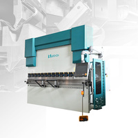 WE67K mesin tekuk atas 160T 4000mm 5 Meter 6 + 1 AS Cnc mesin tekuk rem meja 6000 mm