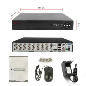 Anspo DVR 16 CH 5 in 1 telecamera CCTV 2MP 5MP AHD videoregistratore XMEYE mobile e supporto remoto per PC CVI TVI IP AHD 1080n 1080p xvr